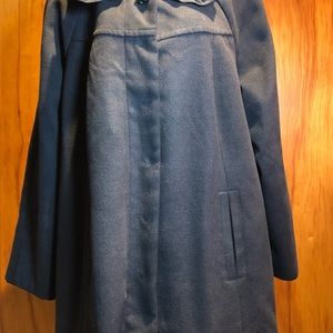 Gray Lined Winter Dress Coat Woman Within 24W PF